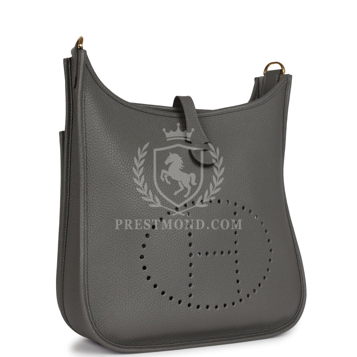 Hermes Evelyne III PM Gris Meyer Clemence GHW — изображение 2