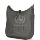 Hermes Evelyne III PM Gris Meyer Clemence GHW