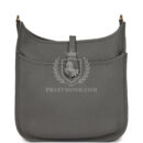 Hermes Evelyne III PM Gris Meyer Clemence GHW