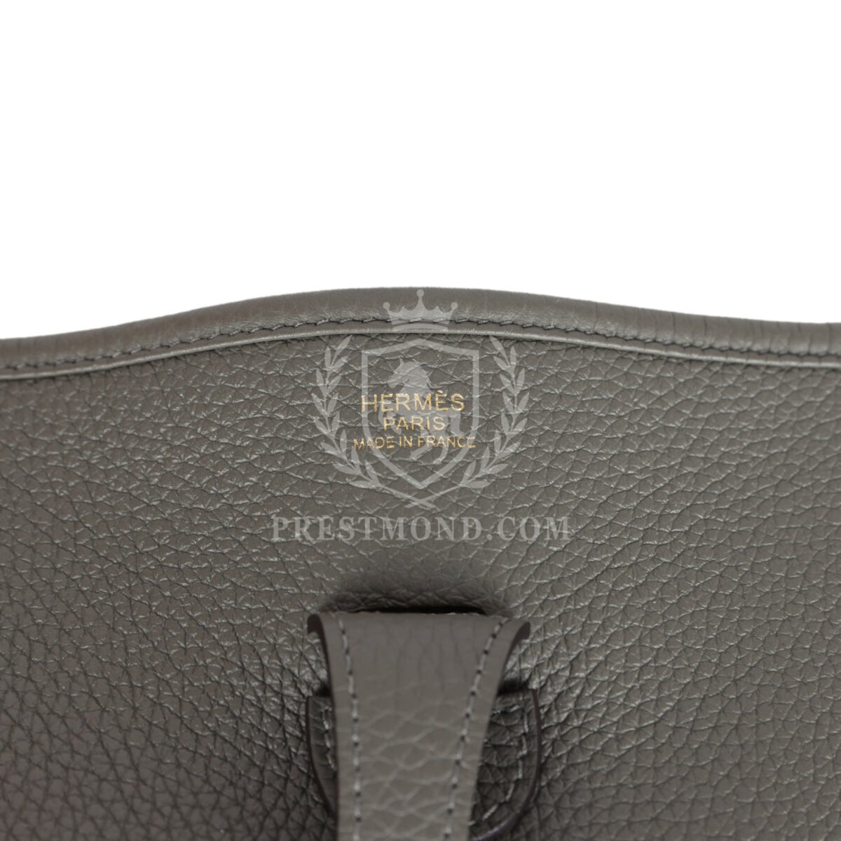 Hermes Evelyne III PM Gris Meyer Clemence GHW — изображение 7