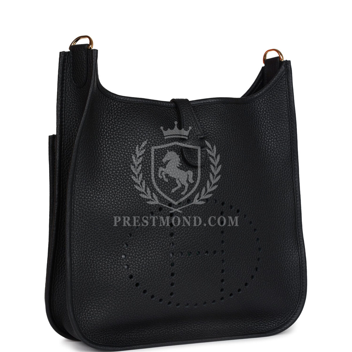 Hermes Evelyne III PM Black Clemence GHW — изображение 2