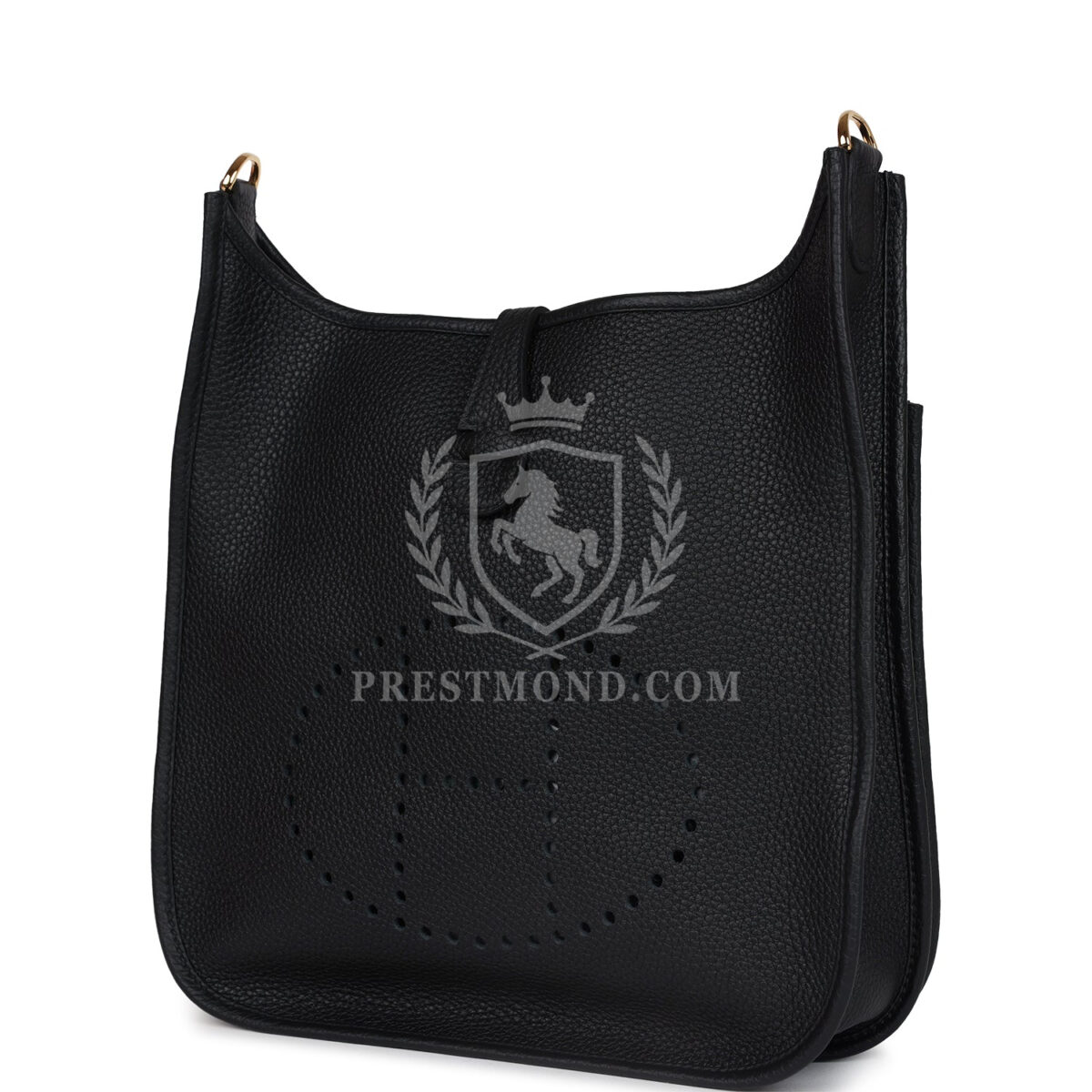 Hermes Evelyne III PM Black Clemence GHW — изображение 5