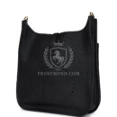 Hermes Evelyne III PM Black Clemence GHW