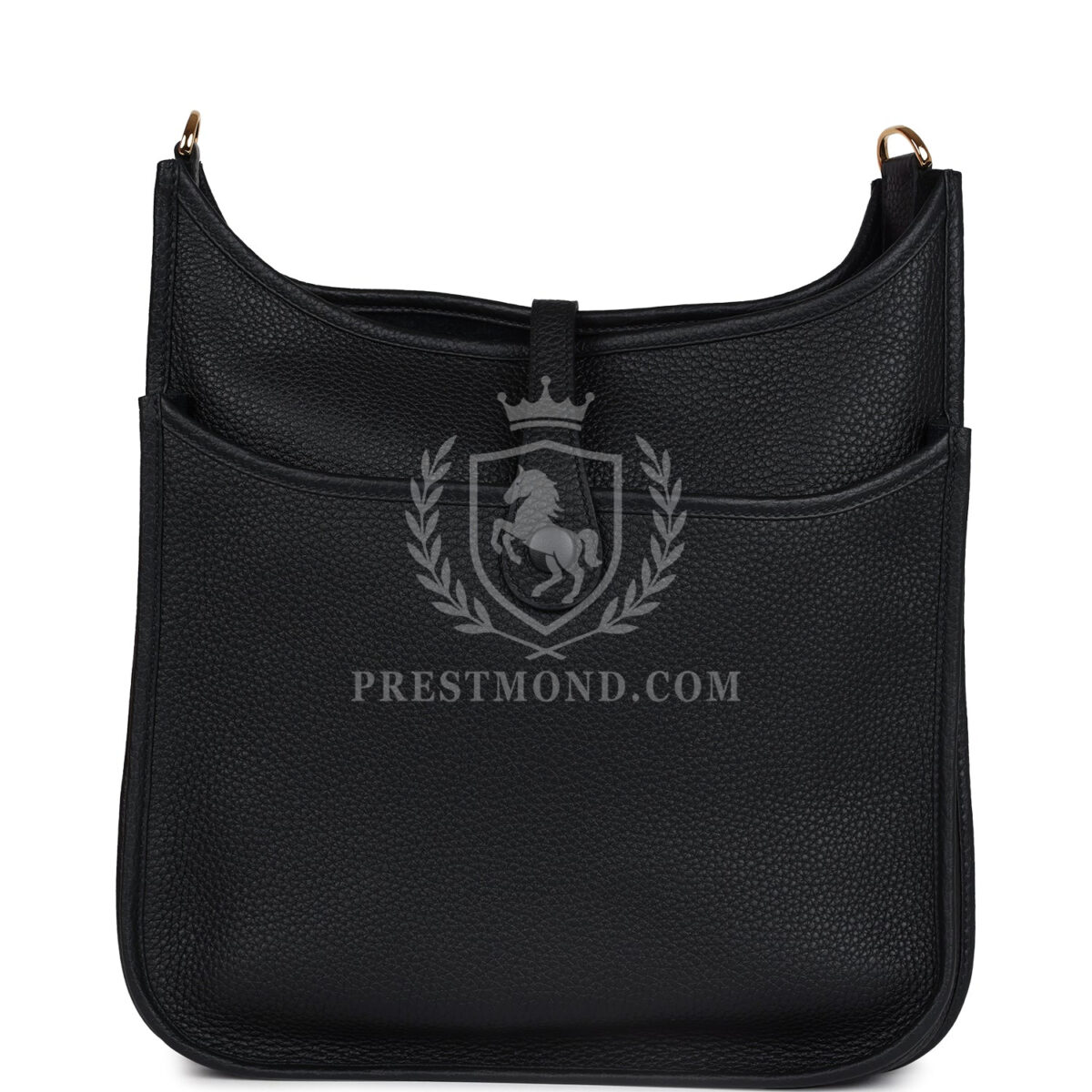 Hermes Evelyne III PM Black Clemence GHW — изображение 4