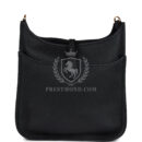 Hermes Evelyne III PM Black Clemence GHW
