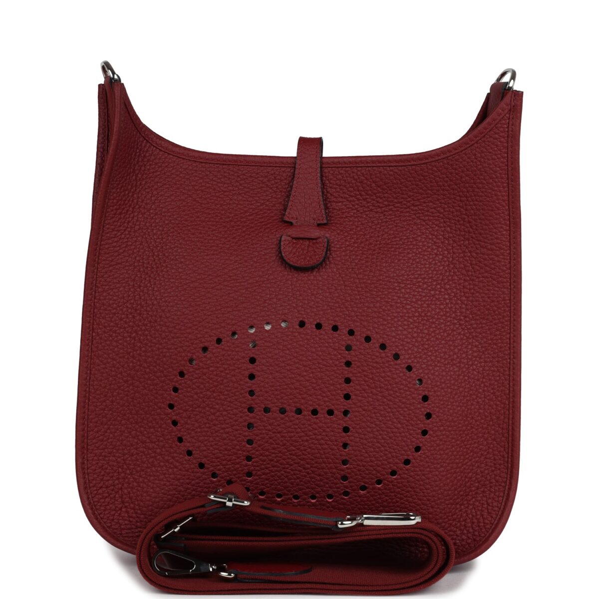Hermes Evelyne PM Rouge H Clemence PHW