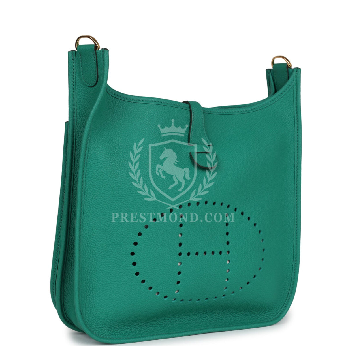 Hermes Evelyne III PM Vert Jade Clemence GHW — изображение 2