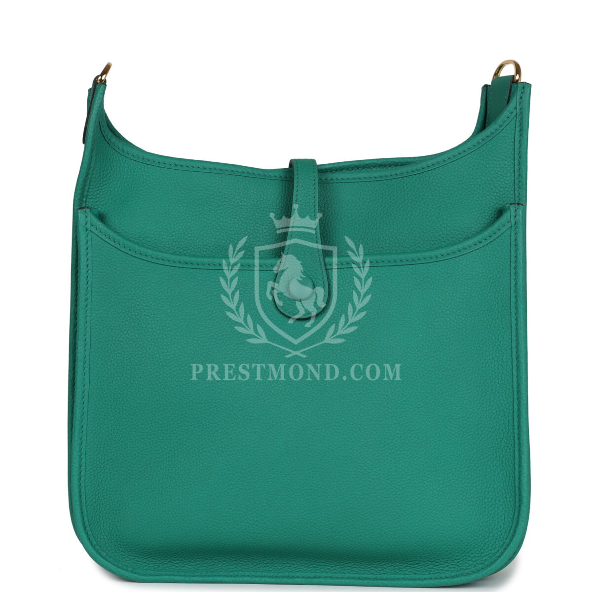 Hermes Evelyne III PM Vert Jade Clemence GHW — изображение 5
