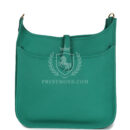 Hermes Evelyne III PM Vert Jade Clemence GHW