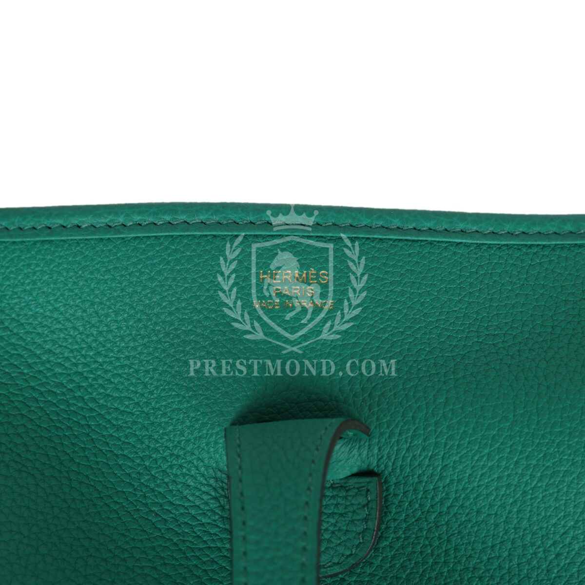 Hermes Evelyne III PM Vert Jade Clemence GHW — изображение 7