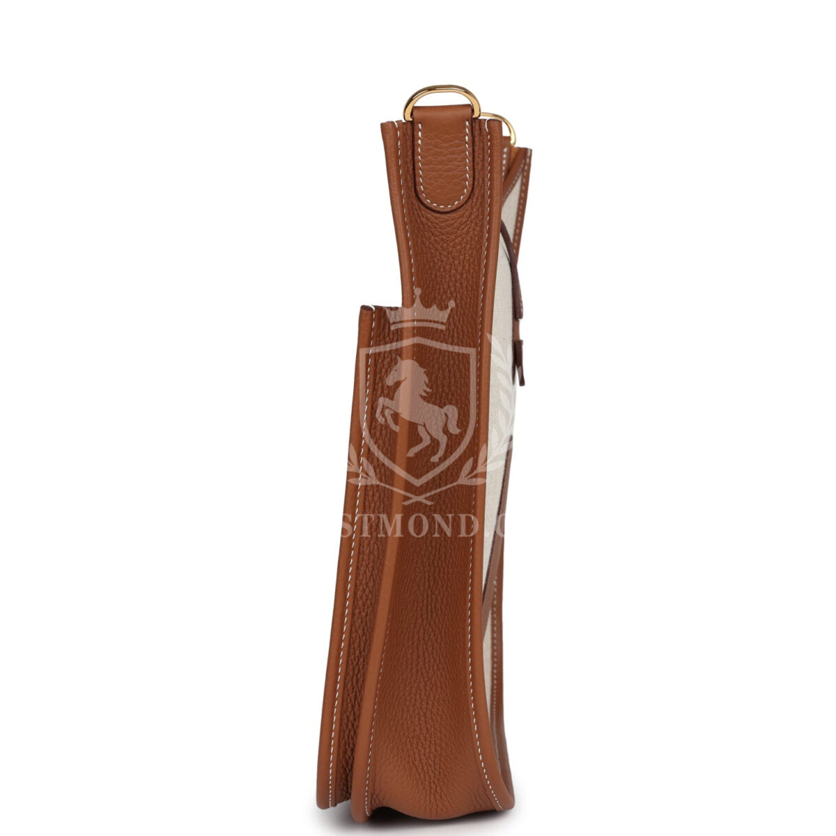 Hermes Evelyne III PM GHW Clemence and Ecru Toile H Canvas GHW — изображение 3