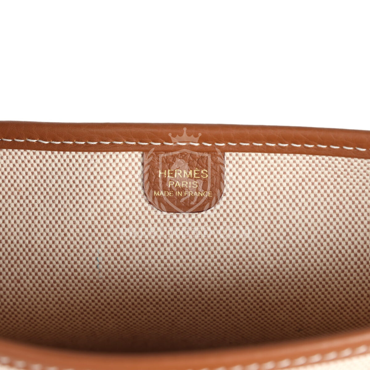 Hermes Evelyne III PM GHW Clemence and Ecru Toile H Canvas GHW — изображение 7