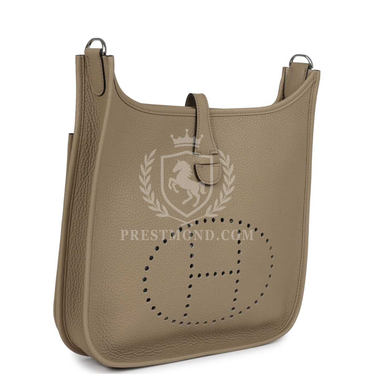 Hermes Evelyne III PM Beige Marfa Clemence PHW — изображение 2