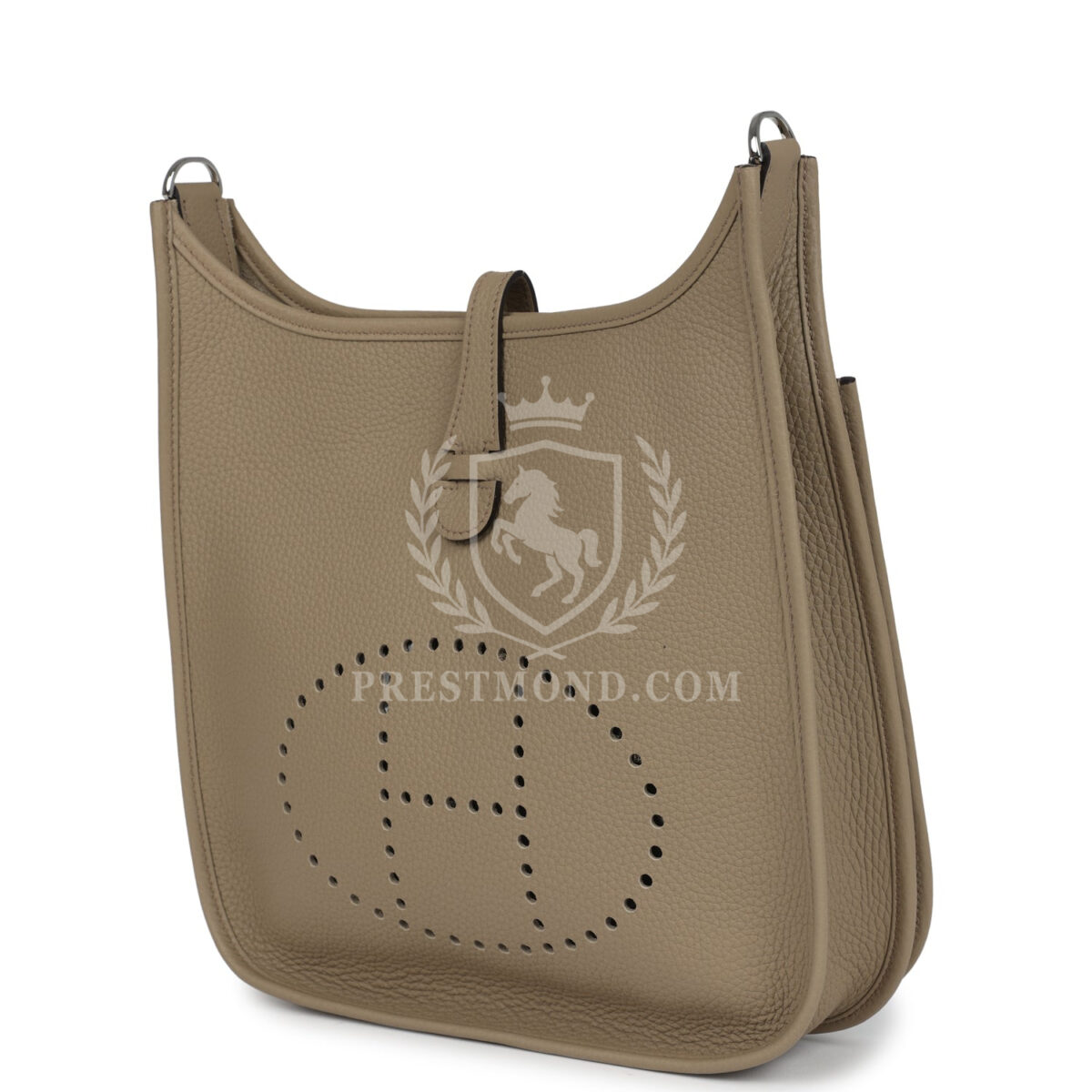 Hermes Evelyne III PM Beige Marfa Clemence PHW — изображение 5