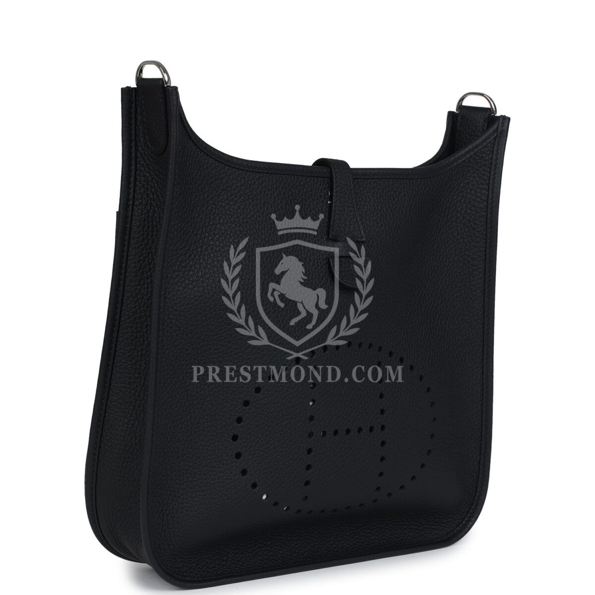 Hermes Evelyne III PM Black Clemence PHW — изображение 2