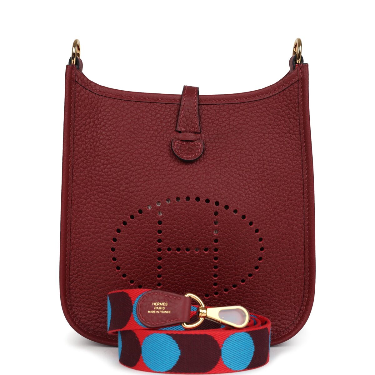 Hermes Evelyne TPM Rouge H Clemence GHW