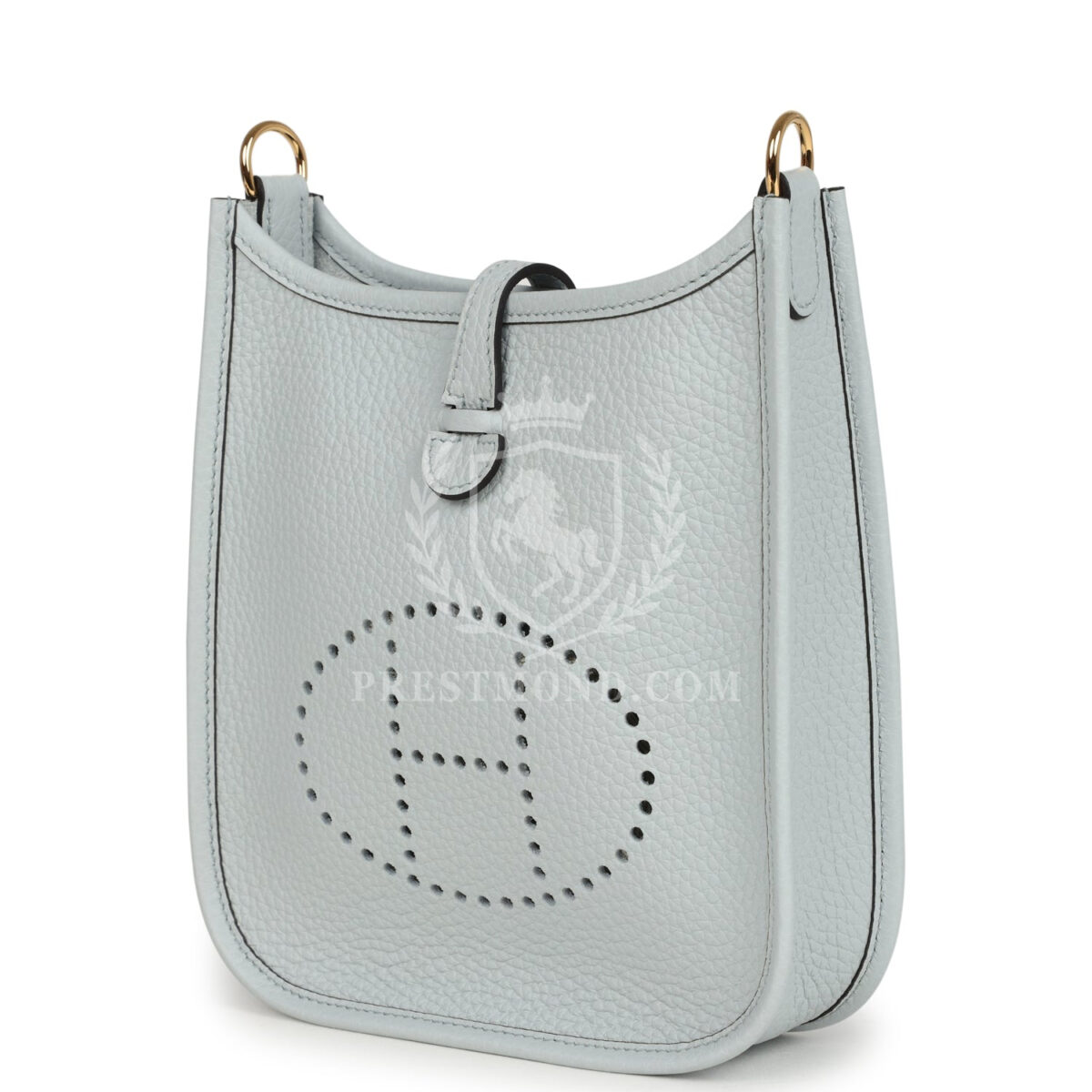 Hermes Evelyne TPM Bleu Pale Clemence PHW — изображение 5