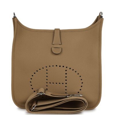 Hermes Evelyne III PM Poussiere Clemence PHW
