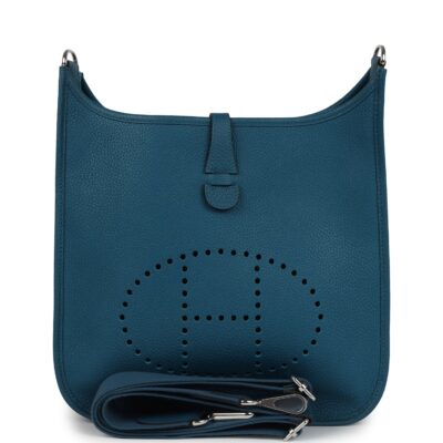 Hermes Evelyne III PM Vert Bosphore Clemence PHW