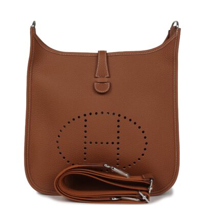 Hermes Evelyne III PM Gold Clemence PHW