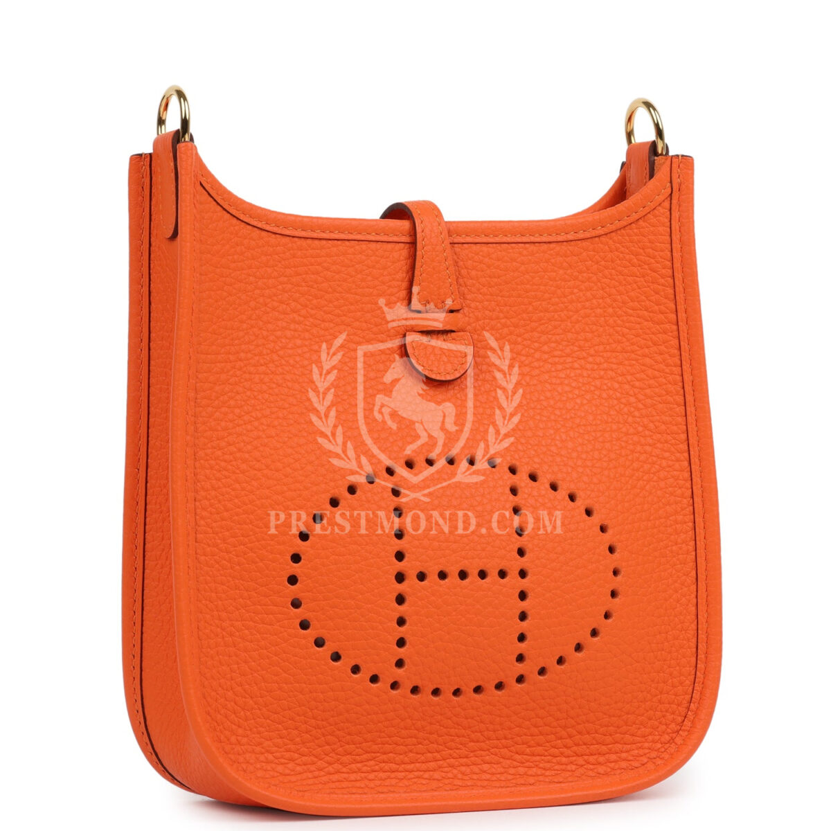 Hermes Evelyne TPM Orange Minium Clemence GHW — изображение 2