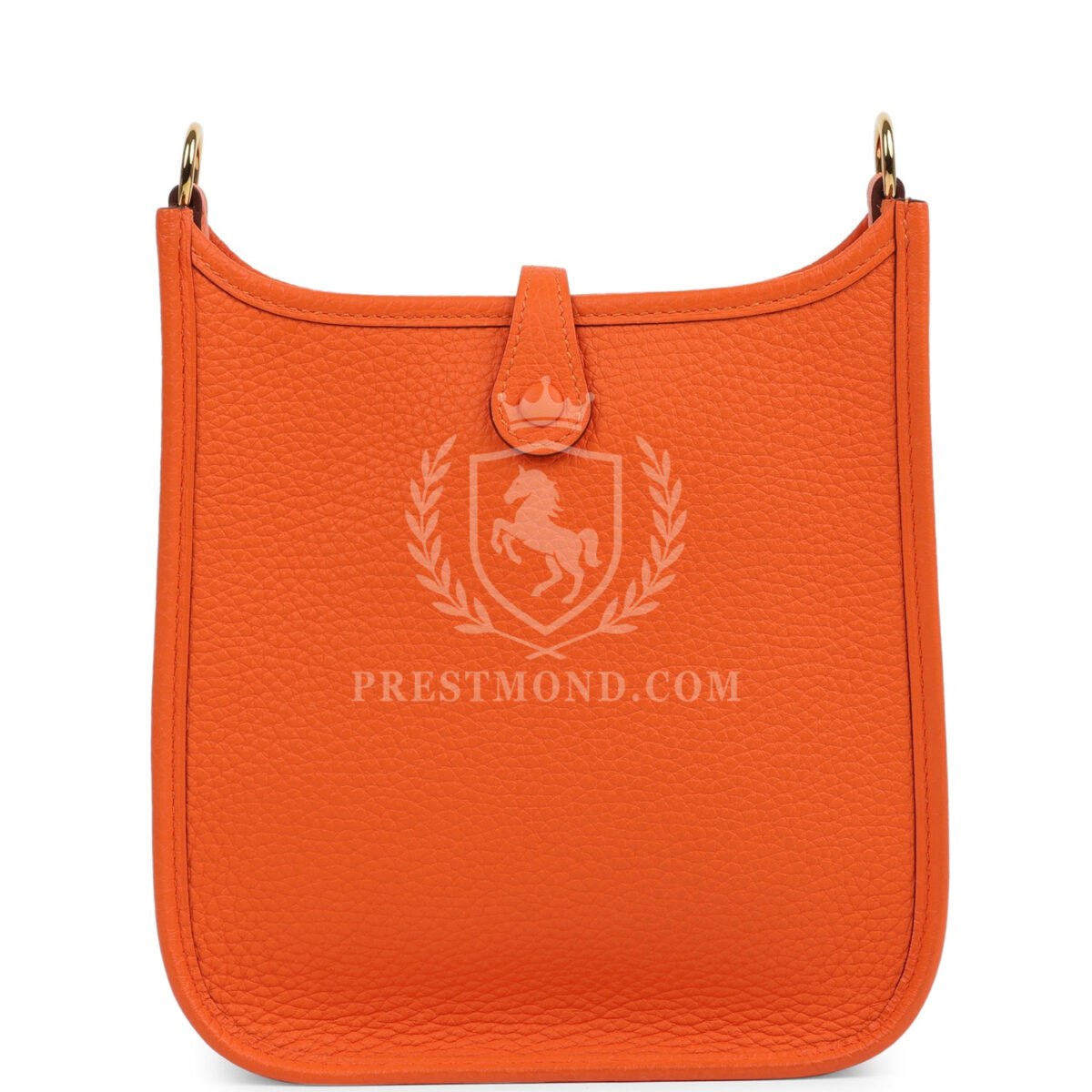 Hermes Evelyne TPM Orange Minium Clemence GHW — изображение 4