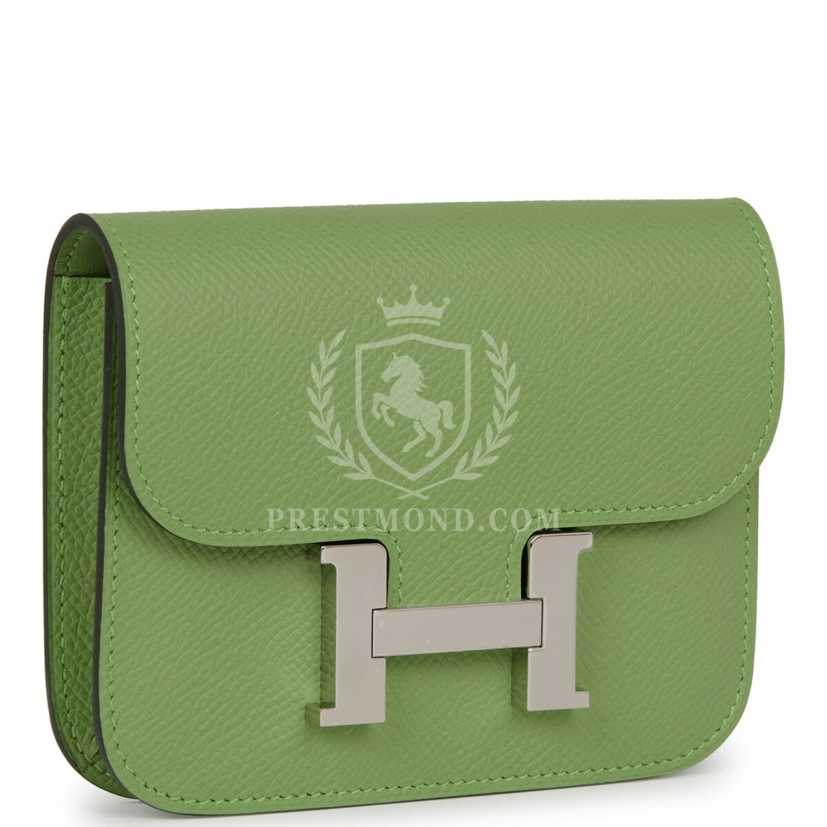 Hermes Constance Slim Wallet Vert Criquet Epsom PHW — изображение 2