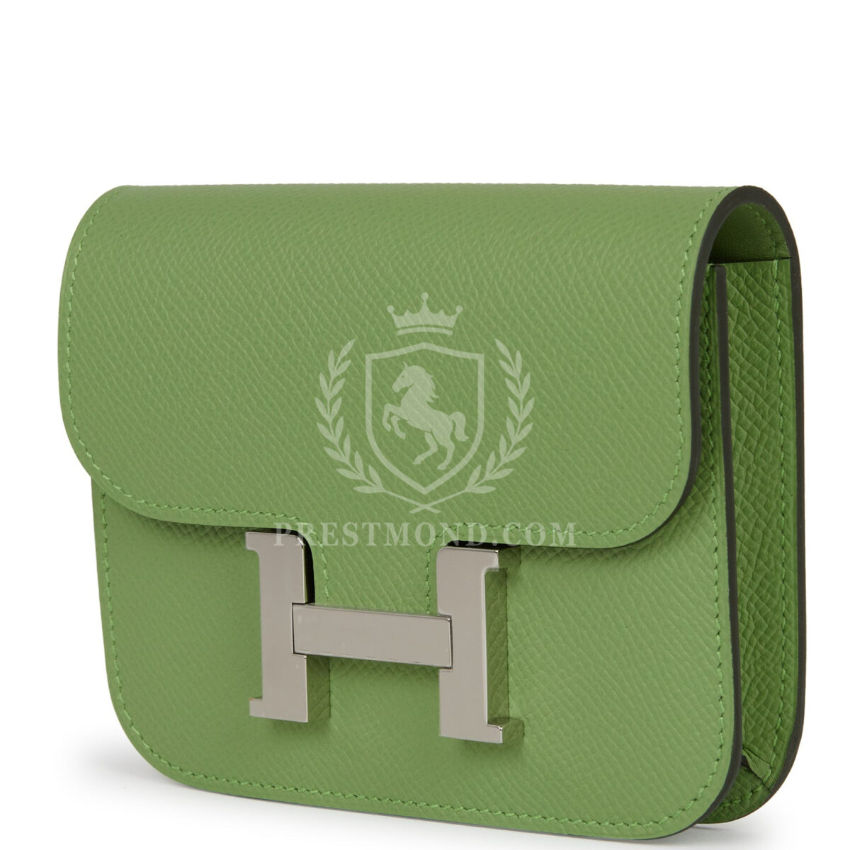 Hermes Constance Slim Wallet Vert Criquet Epsom PHW — изображение 5