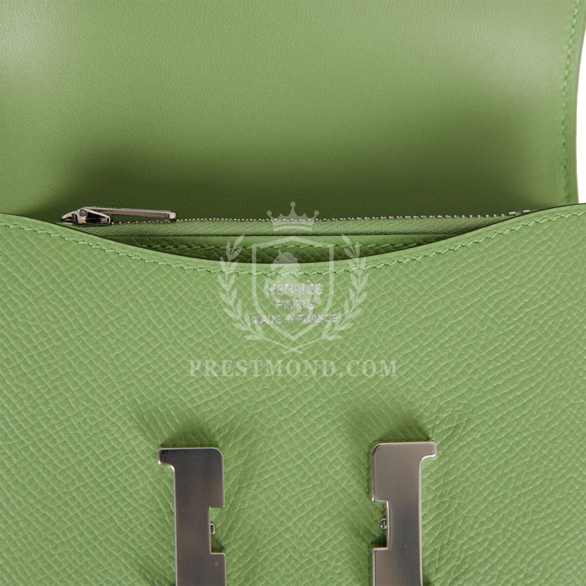 Hermes Constance Slim Wallet Vert Criquet Epsom PHW — изображение 7