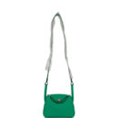 Hermes Mini Lindy Menthe Clemence PHW