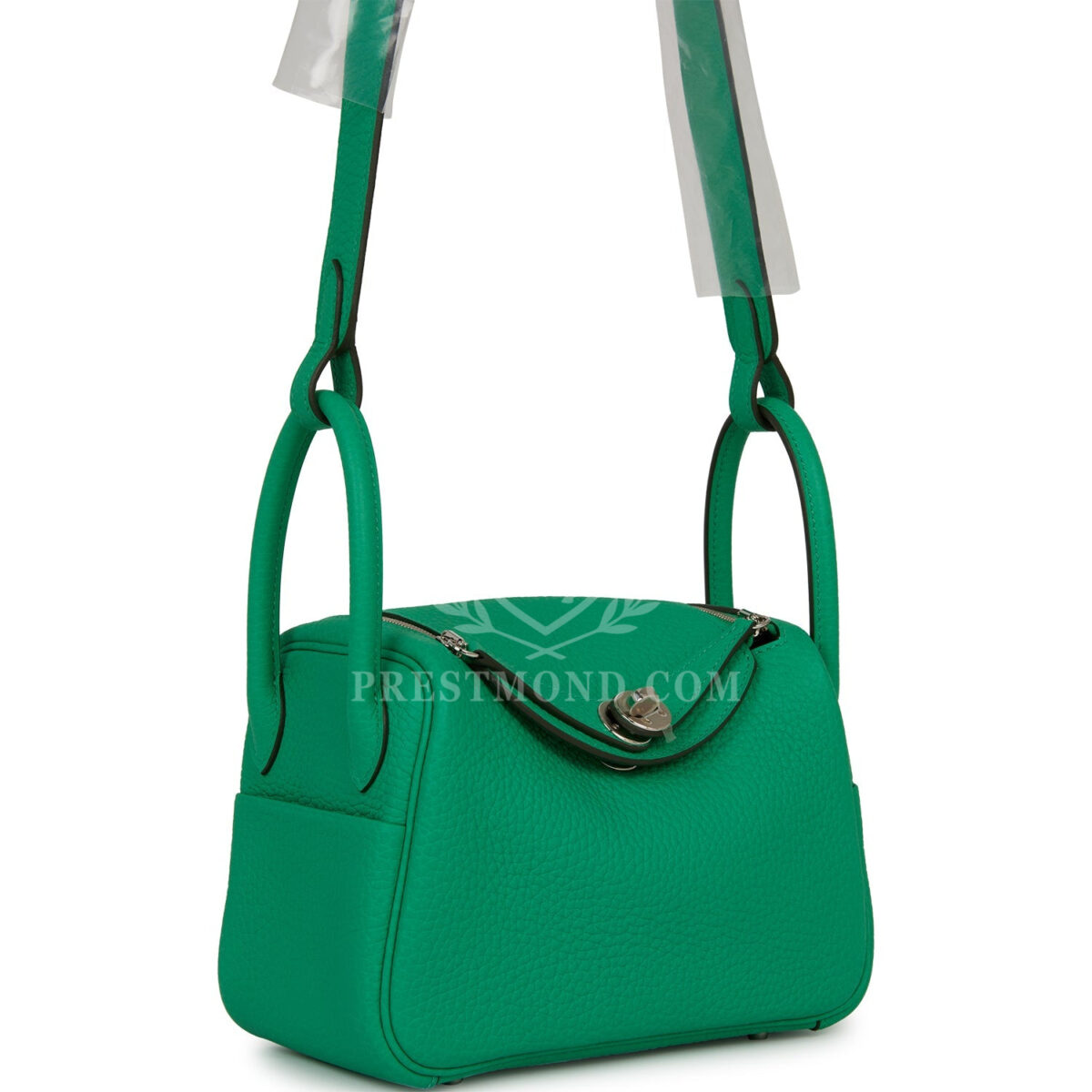 Hermes Mini Lindy Menthe Clemence PHW — изображение 2