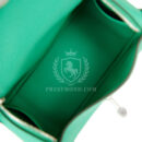 Hermes Mini Lindy Menthe Clemence PHW