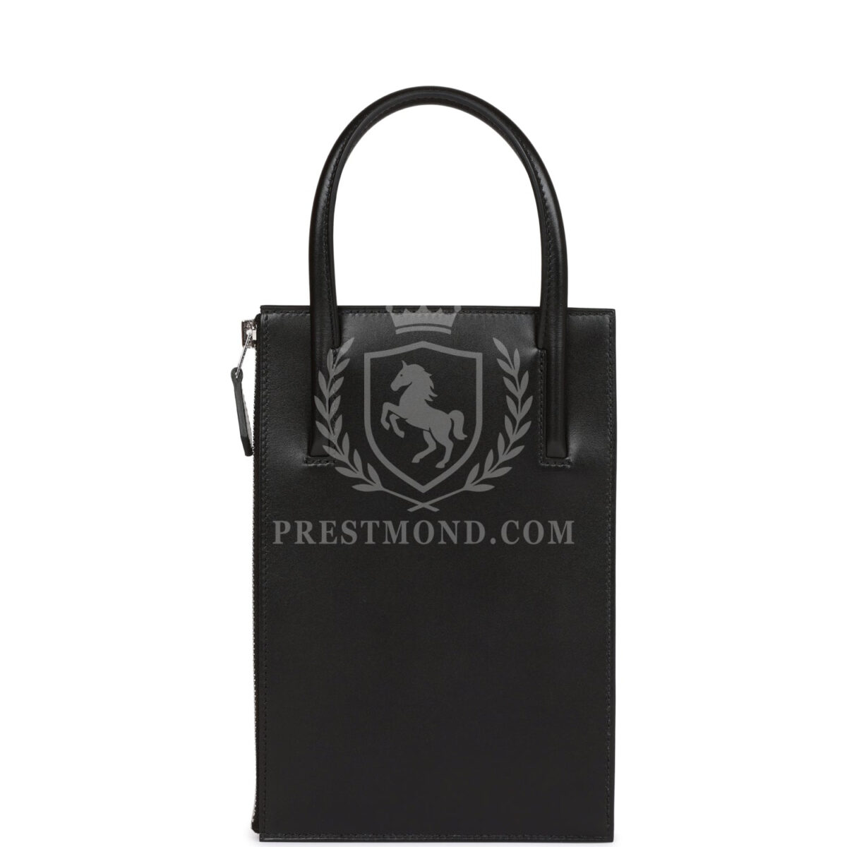 Hermes Cadena Lock Bag Black Tadelakt PHW — изображение 4