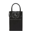 Hermes Cadena Lock Bag Black Tadelakt PHW