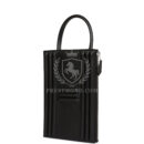 Hermes Cadena Lock Bag Black Tadelakt PHW