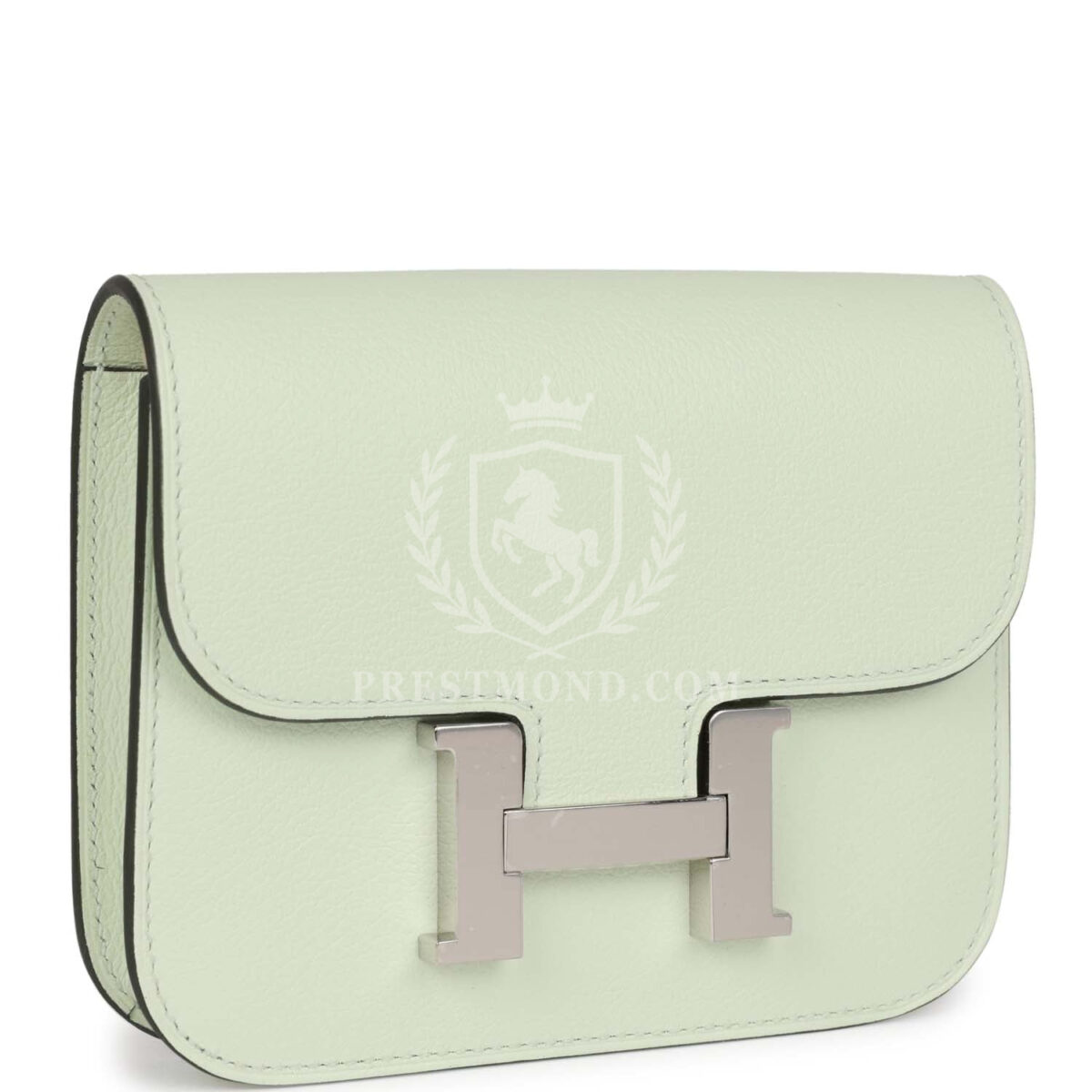 Hermes Constance Slim Wallet Vert Fizz Evercolor PHW — изображение 2