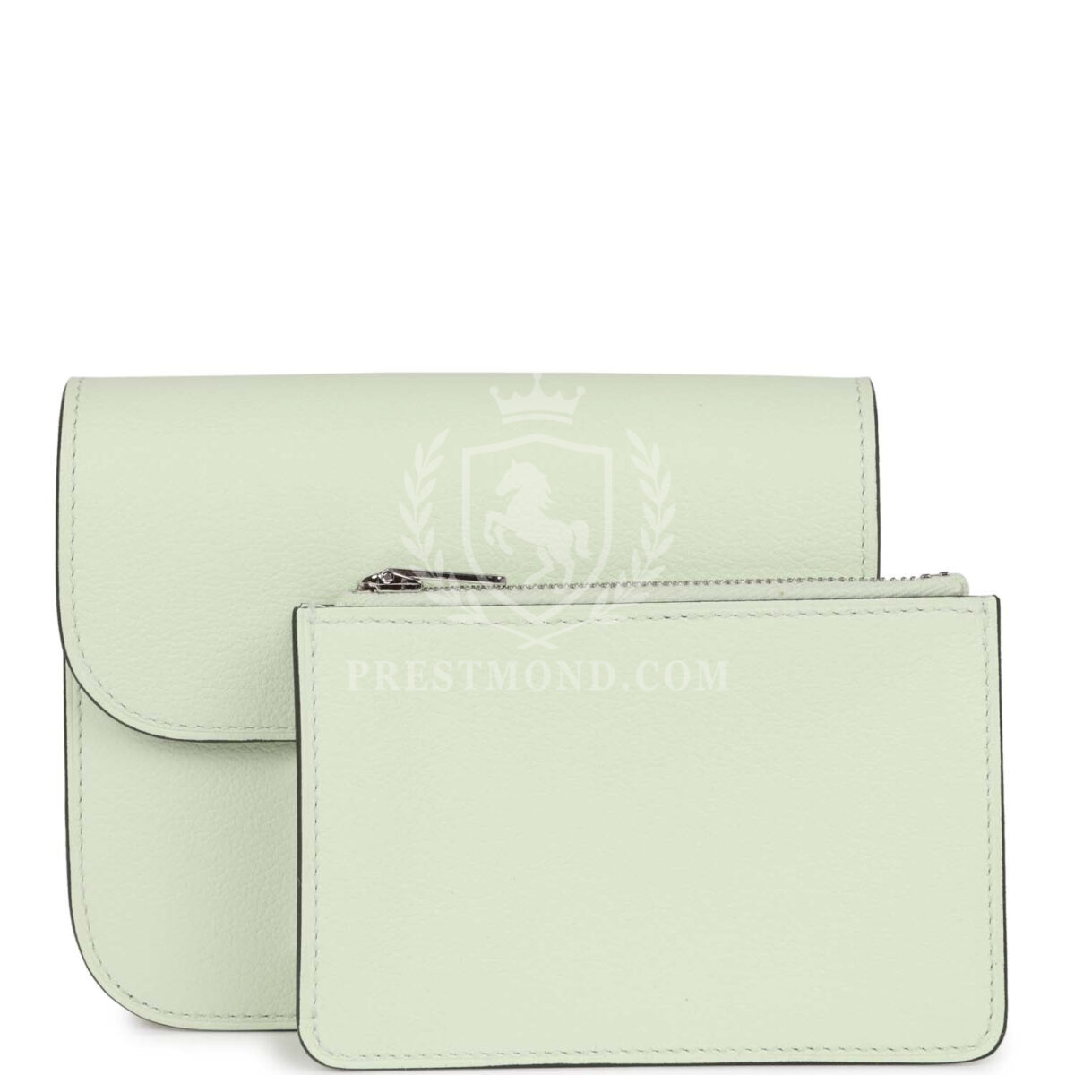 Hermes Constance Slim Wallet Vert Fizz Evercolor PHW — изображение 7