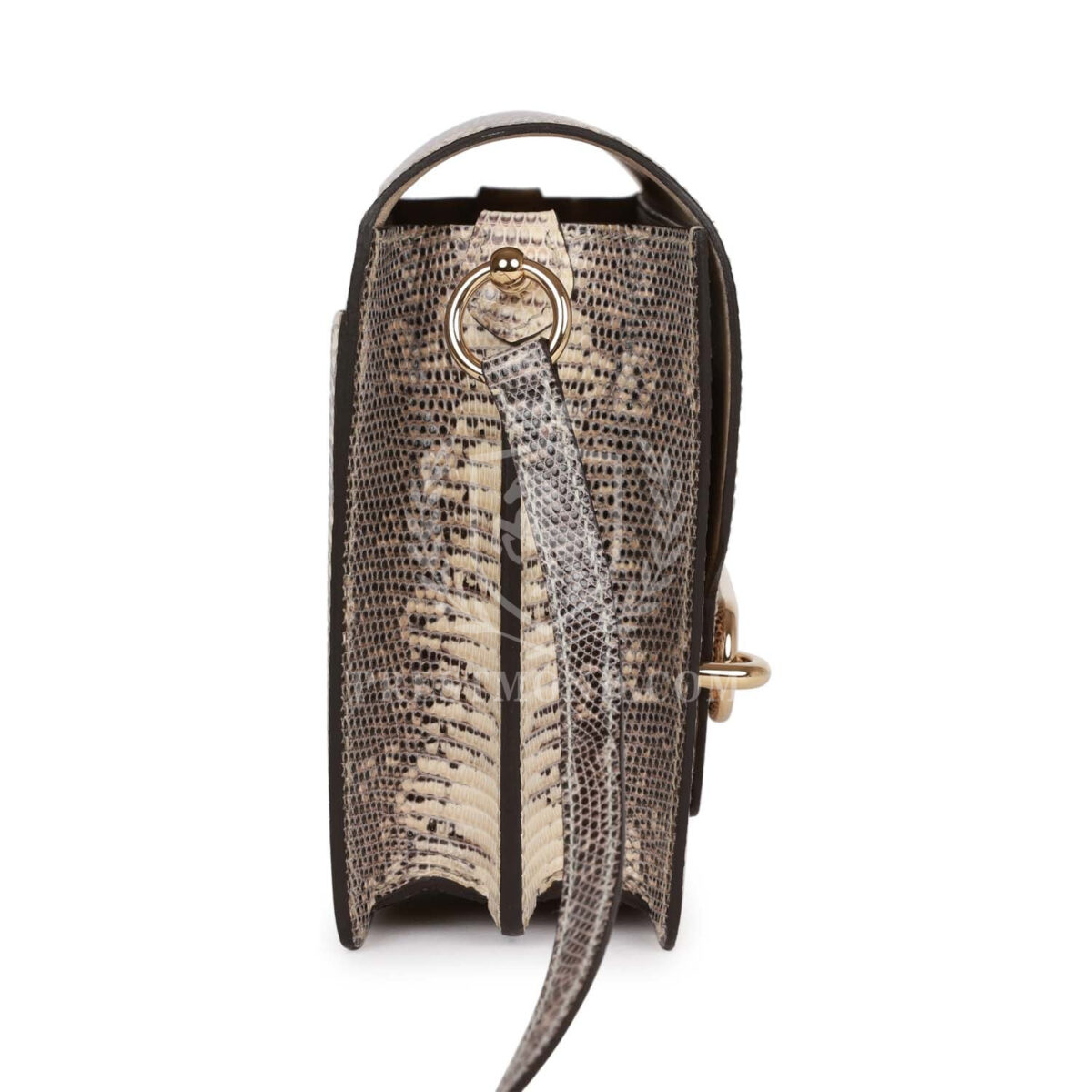 Hermes Mini Sac Roulis Ombre Lizard Varanus Salvator GHW — изображение 3
