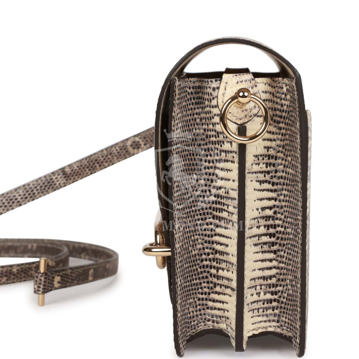 Hermes Mini Sac Roulis Ombre Lizard Varanus Salvator GHW — изображение 6