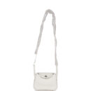 Hermes Mini Lindy White Swift PHW