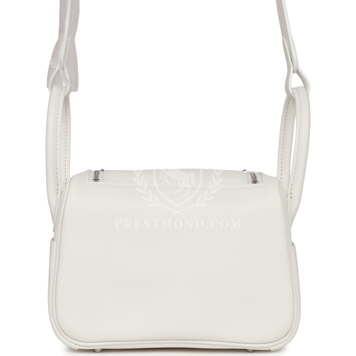 Hermes Mini Lindy White Swift PHW — изображение 4