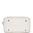 Hermes Mini Lindy White Swift PHW