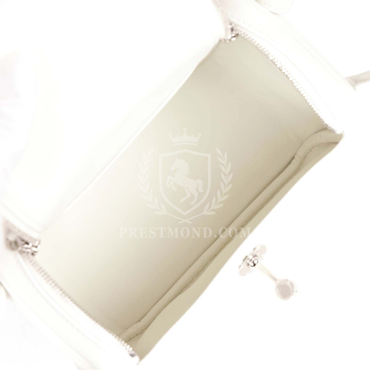 Hermes Mini Lindy White Swift PHW — изображение 9