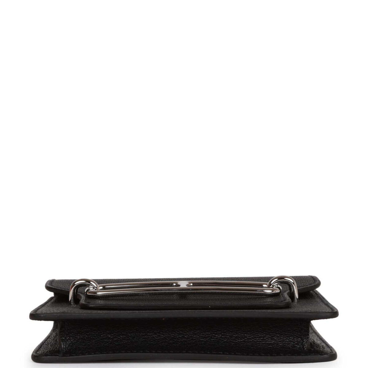 Hermes Roulis Slim Wallet Black Chevre Mysore PHW — изображение 6