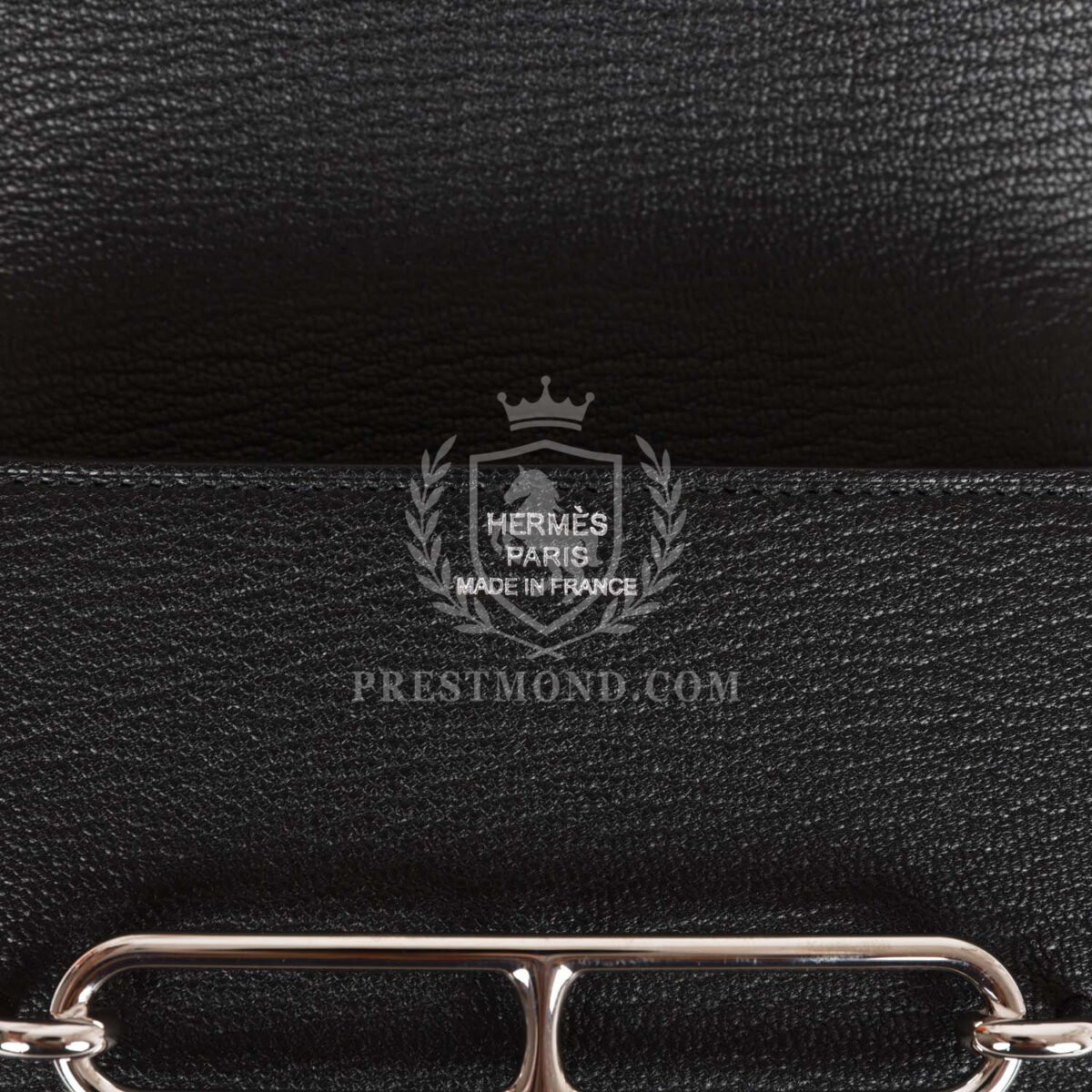 Hermes Roulis Slim Wallet Black Chevre Mysore PHW — изображение 8