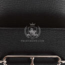 Hermes Roulis Slim Wallet Black Chevre Mysore PHW
