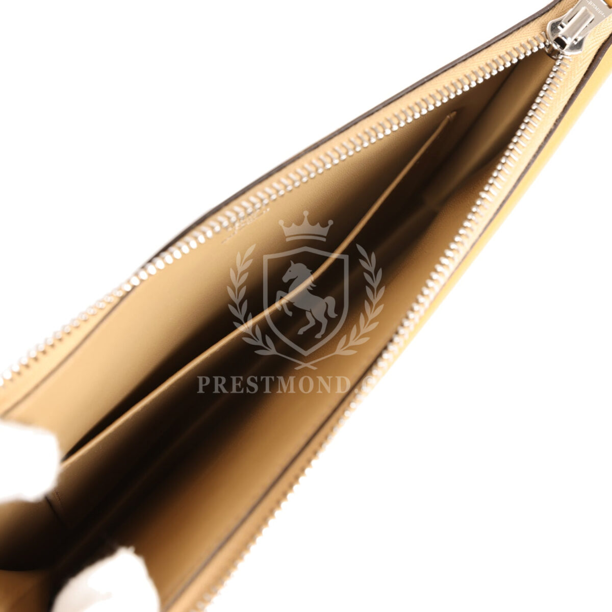 Hermes Cadena Lock Bag Poussiere Tadelakt PHW — изображение 9