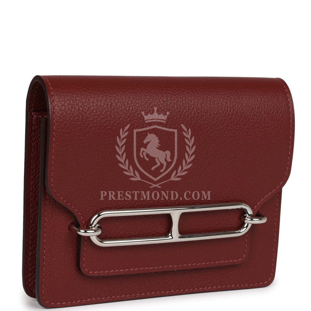 Hermes Roulis Slim Wallet Bi-Color Rouge H/Rose Azalee Evercolor PHW — изображение 2