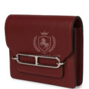 Hermes Roulis Slim Wallet Bi-Color Rouge H/Rose Azalee Evercolor PHW