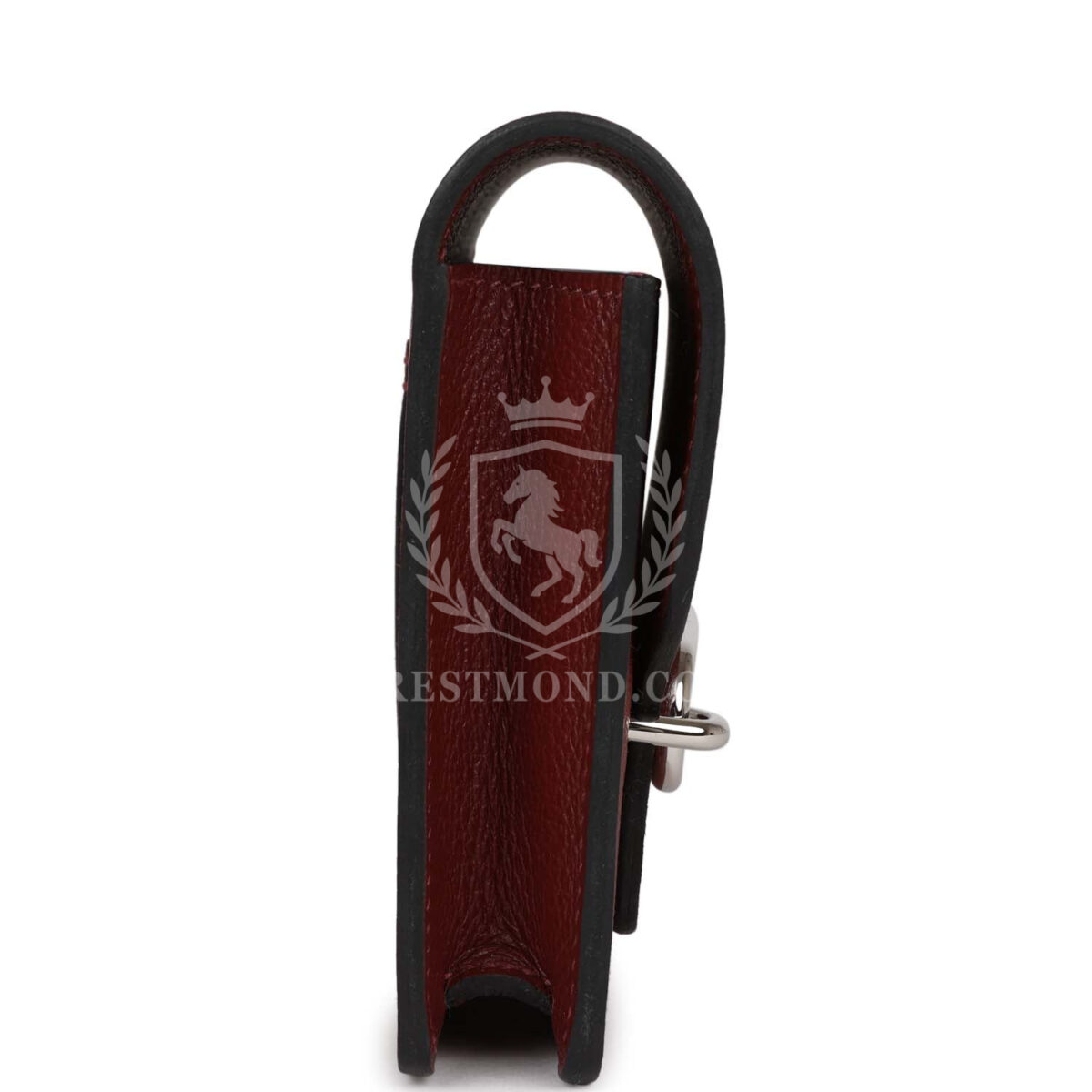Hermes Roulis Slim Wallet Bi-Color Rouge H/Rose Azalee Evercolor PHW — изображение 3